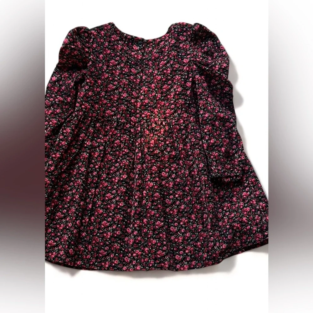 Gap kids Toddler Puff Floral print Corduroy Dress NWT